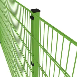 Metalx durable green galvanized powder coated twin wire doppelstabmattenzaun 8 6 8 double wire mesh fence