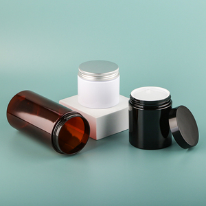 Không Bị Rò Rỉ Kích Thước Lớn Rõ Ràng Màu Đen Trắng 180Ml 200Ml 300Ml Nhựa Pet Các Loại Kem Lọ 500 Ml Nhựa Jar Cho Mỹ Phẩm - Product Image 3