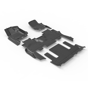 Tapis de voiture 5D TPE tapis de sol de voiture tapis de coffre de revêtement de sol tous temps pour <span class=keywords><strong>Ford</strong></span> EXPEDITION 8 sièges accessoires intérieurs - Product Image 2