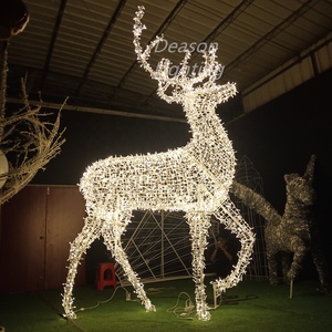 Large <strong>Christmas</strong> <strong>Reindeer</strong> <strong>Lights</strong> Outdoor - Product Image 1