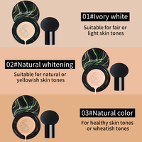 Foundation Bantalan Udara Jamur Riasan Nude Alami Krim BB Concealer Pemutih Pelembap Tahan Air