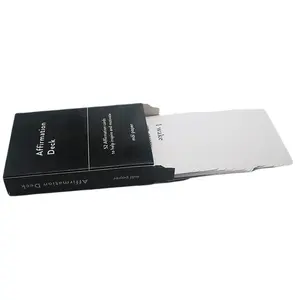 Wholesale Black And White Waterproof Flash Cards Playing Card Game Custom Printing