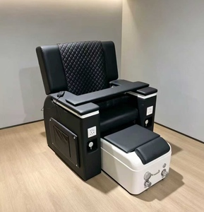 Fauteuil multifonctionnel pour manucure, pédicure, soins des cils et esthétique, avec fonction bain de pieds et massage du dos - Product Image 6