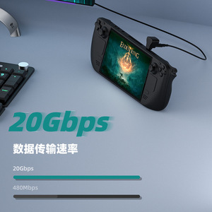 ฮับประเภทซี 2 ใน 1 การถ่ายโอนข้อมูล HDMI 2.1 USB สำหรับแล็ปท็อปคอนโซลเกม - Product Image 1