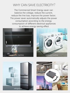 Boîtier intelligent d'économie d'énergie, dispositif de protection automatique, Plug and Play, réduit les factures d'électricité, économise l'énergie, équipement d'usine - Product Image 4