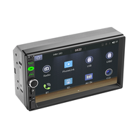 Autoradio Bluetooth double DIN 7 pouces, Carplay sans fil, Android Auto, radio FM, USB, lecteur MP5 universel pour voiture