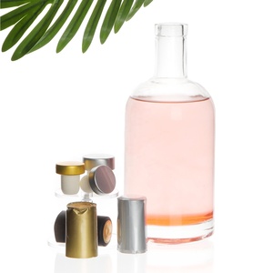 Botellas de vodka absolutas de vidrio transparente de alta calidad de <span class=keywords><strong>350ml</strong></span> y 750ml con tapa - Product Image 4