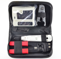 OEM ODM Outils à main personnalisés Pass Through Connector Toolkit Kit d'outils de sertissage de câbles réseau Lan Set