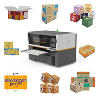 Impresora digital de una sola pasada de formato grande plana automática Kelier para impresión de caja de cartón corrugado