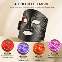 Masque de beauté pour les soins de la peau, certifié 510K, en silicone de qualité alimentaire, portable, ZA Private Label, infrarouge, laser, lumineux, thérapeutique, pour usage domestique