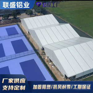 Carpa Rectangular para Ferias Comerciales Liansheng de Aluminio, Tela Oxford de PVC Resistente al Viento, para Uso en Todas las Estaciones - Product Image 1