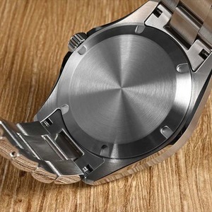 Montre automatique classique GMT avec saphir, revêtement AR luminescent, étanche, montre-bracelet pour homme - Product Image 5