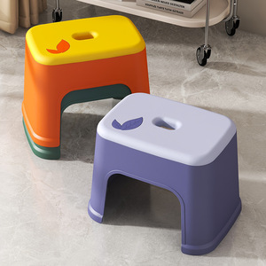 Junya Plastic <b>Stool</b> Small 33x24x20cm Bathroom Use PP Material Children Adult <b>Step</b> <b>Stool</b> - Product Image 2