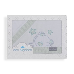 Viggo modello 3 pz biancheria da letto per carrozzina in cotone elasticizzato da indossare per bambini con stampa piegata in fibra di seta imbottita materasso portatile - Product Image 1