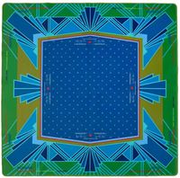 En stock, livraison la plus rapide, tapis de mahjong en caoutchouc naturel imperméable à réduction de bruit 80cm*80cm pour jouer au mahjong, au poker et aux échecs