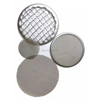 Saringan Ekstruder Kawat Baja Anti Karat SS304 SS316L 5 hingga 100 Mikron dengan Lubang Persegi untuk Filter Cairan Polimer Cair