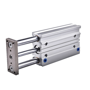 Cilindro Neumático Delgado Serie CXS, Cilindro de Doble Varilla de Aleación de Aluminio para Plantas de Manufactura, Diseño de Doble Cilindro para Venta al por Menor - Product Image 4