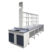 Meubles de laboratoire modernes, bancs de travail, tables de laboratoire pour agents chimiques à haute densité, pour hôpitaux et écoles