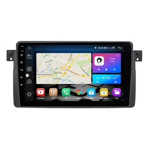 เครื่องเล่นวิดีโอมัลติมีเดียสำหรับรถยนต์ระบบ Android 12 12G 8 Core E46 M3 318/320/325/330/335 CarPlay สเตอริโอ autoradio GPS