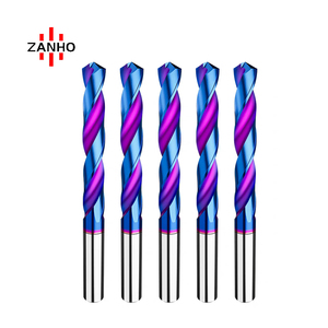 Zanho tungsten carbide Vòng Shank Twist Khoan <span class=keywords><strong>Bits</strong></span> hrc65 <span class=keywords><strong>CNC</strong></span> công cụ với lớp phủ nano tùy chỉnh kết thúc hiệu quả trung tâm khoan - Product Image 5