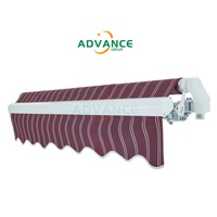 Auvent à bras repliable en aluminium Auvents rétractables motorisés Auvent à cassette complète 4x3m 5x3m 4x2m 3x2m