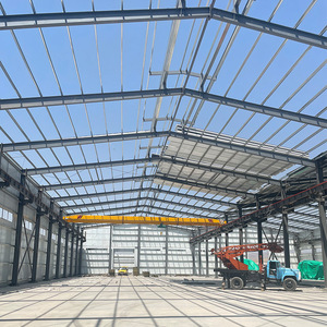 Estructura de Acero para Construcción de Fábricas, Almacenes y Garajes de Acero al Carbono, Taller de Oxidación y Procesamiento en Uzbekistán - Product Image 4