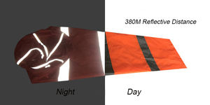 Manica del Vento Personalizzata da 1000mm per Aeroporti, Indicatore di Direzione del Vento per Esterni, Bandiera a Sacchetto, Attrezzatura di Sicurezza e Sopravvivenza - Product Image 4