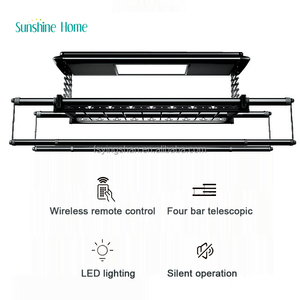 Sunshine Home Smart Home, iluminación eléctrica de aleación de aluminio, tendedero de ropa de techo para uso en balcón - Product Image 2