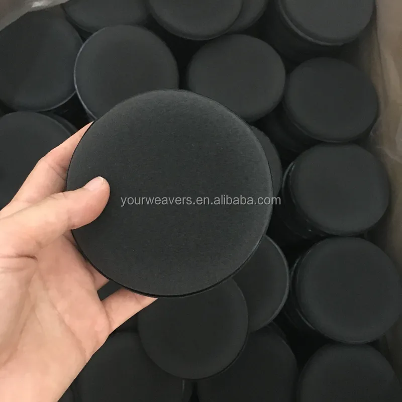 Manufacturer Dense Black Round Car Cleaning Auto Detailing Pads Polish Foam Sponge Wax Applicator