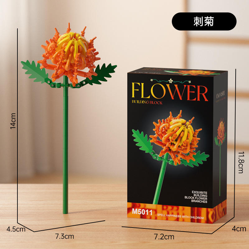 Caja de color de alta calidad de crisantemo espinoso M5011
