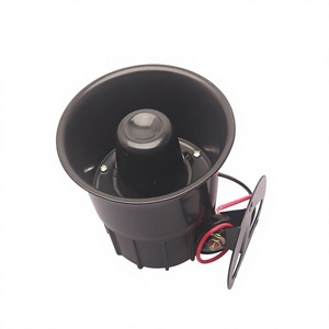 แตรไฟฟ้า 12V ลำโพงสัญญาณเตือนภัยรถยนต์อเนกประสงค์ ทวีตเตอร์กำลังสูง สำหรับใช้ในยานยนต์วิศวกรรม สีดำ - Product Image 4
