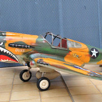 Avión de Combate de la Segunda Guerra Mundial, Modelo de Hierro Soldado Estilo Antiguo Curtiss 81A de 1941