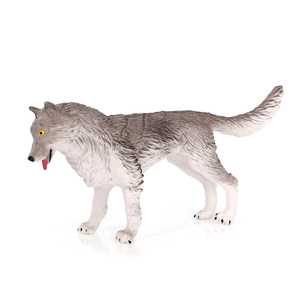 Statuette di Lupo in PVC Solido, Modelli Realistici di Animali, Giocattoli all'Ingrosso - Product Image 4