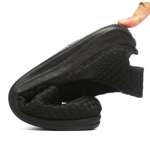 Chaussures de marche OEM/ODM pour hommes et femmes, à bout large, pour diabétiques, avec bande auto-agrippante large, chaussures décontractées pour mères - Product Image 4