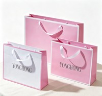Sacs de shopping en papier carton de luxe écologiques durables pour bijoux, avec poignées en corde de coton, personnalisables avec votre marque, vente en gros