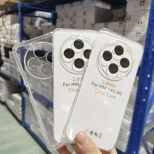 Nhà Máy Cao Rõ Ràng 2.0Mm Độ Dày Mềm TPU Chống-Mùa Thu Bảo Vệ Điện Thoại Di Động Trường Hợp Đối Với <span class=keywords><strong>Redmi</strong></span> <span class=keywords><strong>Note4</strong></span>/5/6/7/8/9/10/12/14 Pro 5G - Product Image 1