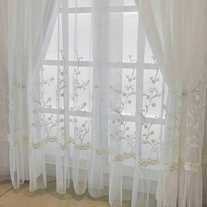 <span class=keywords><strong>Tende</strong></span> Velate di Lusso all'Ingrosso con Fiori Ricamati in <span class=keywords><strong>Pizzo</strong></span> <span class=keywords><strong>Francese</strong></span>, Eleganti per Camera da Letto e Soggiorno - Product Image 1