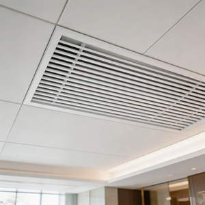 Diffuseur linéaire à fentes pour plafond HVAC - Nouveau design 2026, grille d'aération en aluminium sur mesure pour hôtel, bureau, hôpital, blanc JRUID-LINE - Product Image 2