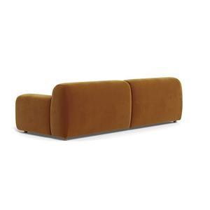 Moderno minimalista de terciopelo de algodón de 2 plazas conjunto de patas de madera diseño único hogar sala de estar muebles convertibles para apartamento gimnasio - Product Image 4