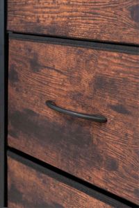 Commode autoportante moderne en tissu pour salon, durable, avec panneaux en MDF et acier inoxydable, en pin, disponible en plusieurs couleurs - Fournisseur en gros - Product Image 3