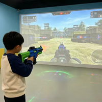 Jeu de tir interactif multijoueur à projection sur grand écran, simulateur de projection de cibles de chasse à longue distance personnalisable
