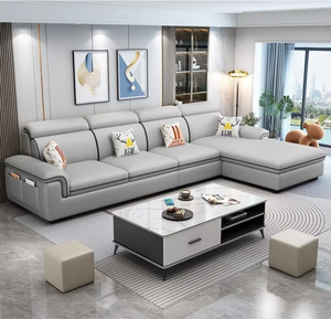Conjunto de Sofá y Silla Guifei de Tela, Moderno y Sencillo, para Sala de Estar en Apartamentos u Hoteles, Tamaño Grande, Popular en Internet - Product Image 6