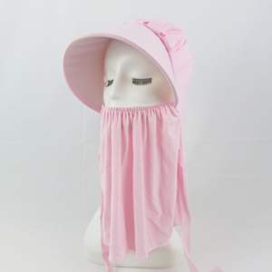 Sombrero para el Sol con Protección Facial, Color Azul Claro, Ala Ancha, Protección para el Cuello, Transpirable, para Ciclismo al Aire Libre, Protección Solar, Sombrero de Pescador para Adultos - Product Image 5