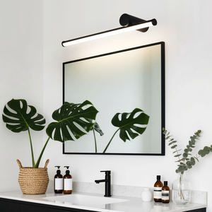 Lampe murale LED intérieure moderne et simple, nouveau design, IP44, réglable, miroir, lumières de vanité pour hôtel, salle de bain - Product Image 1