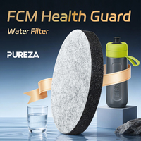 Filtres à eau PUREZA longue durée, lot de 8, remplacement fiable pour les disques BR1TA dans les pichets et les bouteilles