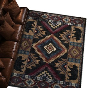 Tapis rectangulaire imprimé animal Wan Xinlong, antidérapant, style ferme, pour salon et chambre, nettoyage facile, lavable à l'eau - Product Image 3