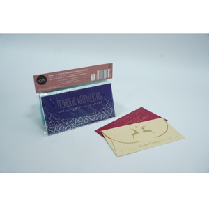 Carte postale en papier merci carte de Noël personnalisée de haute qualité célébrations impression de cartes impression offset échantillon gratuit - Product Image 3