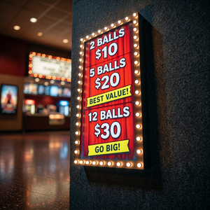 Custom 3D Retro Bulb <b>Light</b> <b>Box</b> Logo LED Sign Stainless Steel IP54 Waterproof UV Printed Powered for Store Shop - Product Image 4