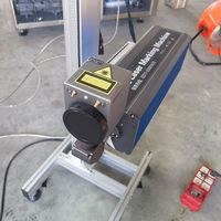 Machine de codage laser en ligne industrielle pour la date de péremption et l'impression de la date de production pour les bouteilles en PET automatique