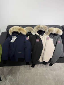 Cappotto in Piuma d'Oca Edizione Top Matching, Nylon Impermeabile Antifreddo con Cappuccio e Cerniera, Stile Canadese - Product Image 3